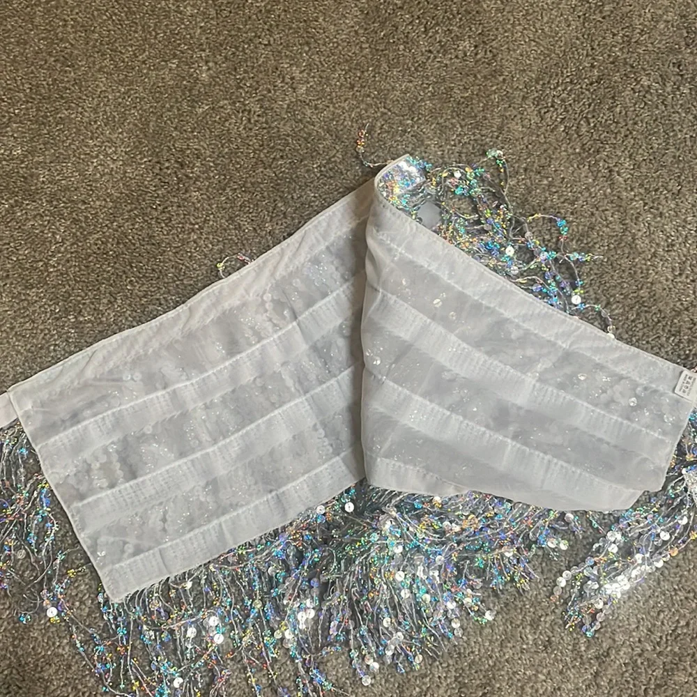 New sparkly fringe wrap skirt for costume dance